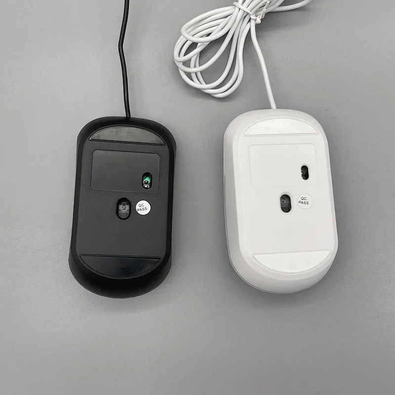 New Hot Selling Wired Optical Mouse 4D Button Computer Mice Both Hands Durable Office Mouse with Light, M-007C